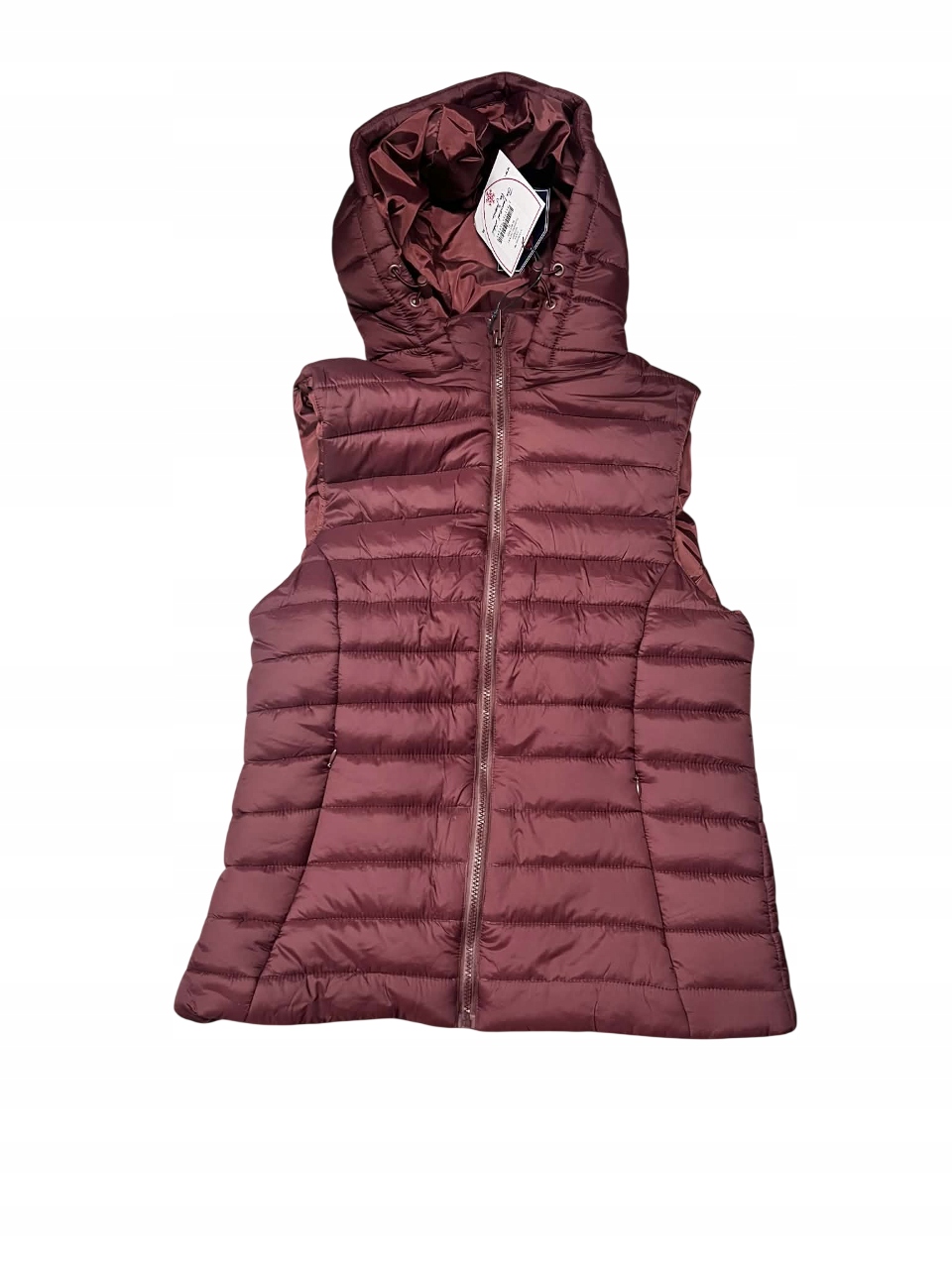 Northwood dámská prošívaná vesta burgundy velikost XL