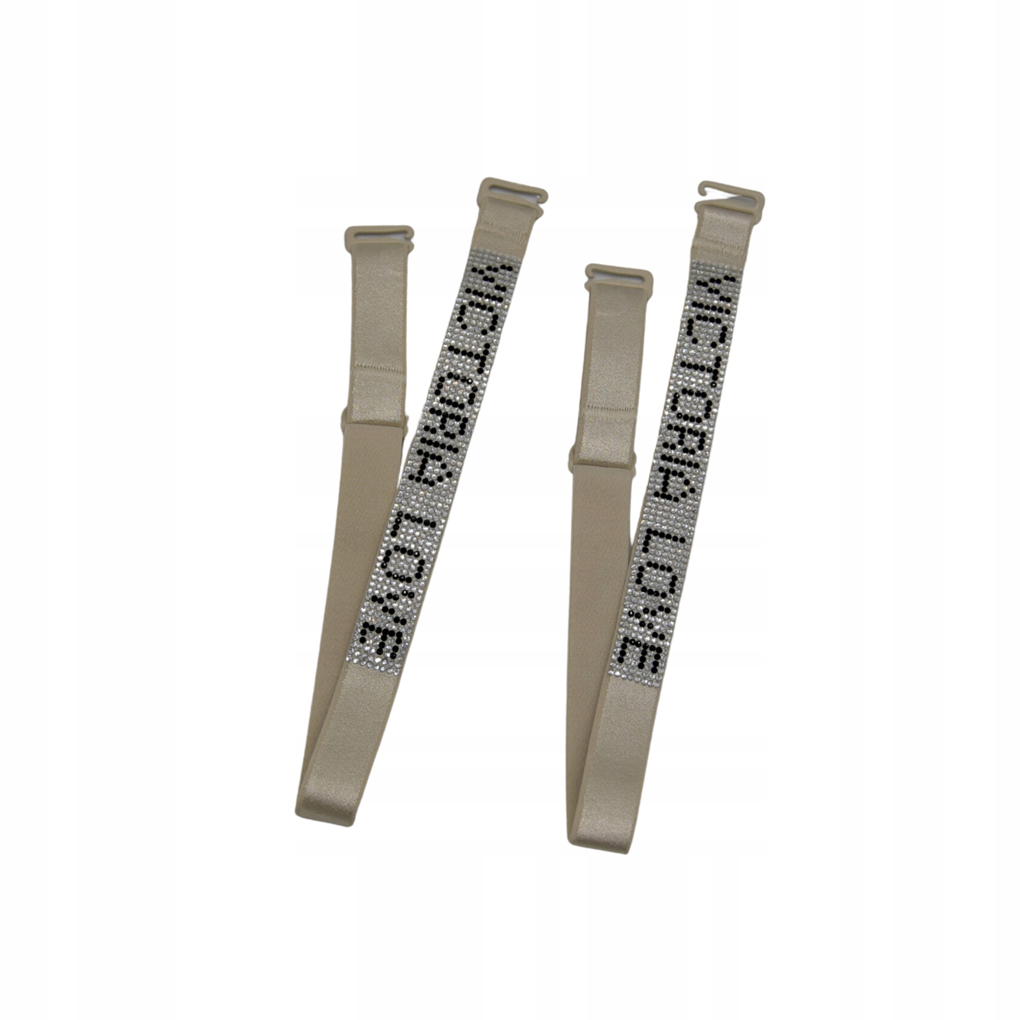 Ozdobne ramiączka z cyrkoniami VICTORIA LOVE beżowy