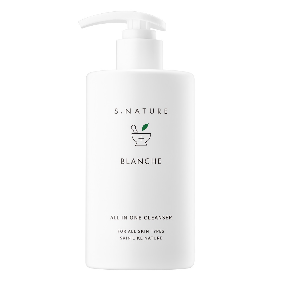 S.nature Blanche All In One Cleanser hydratační gel na mytí obličeje