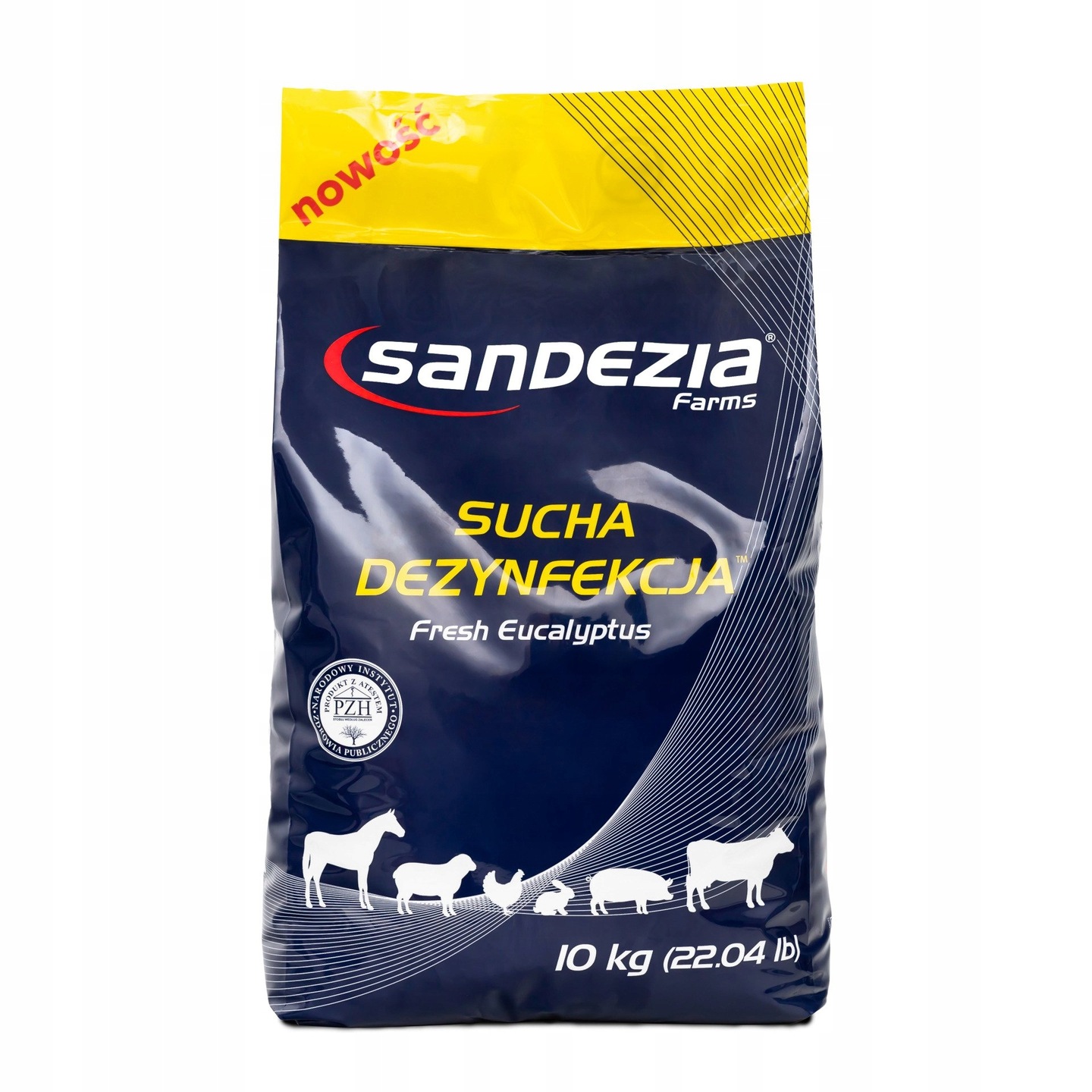 

Sandezia sucha dezynfekcja 10kg wirusy bakterie