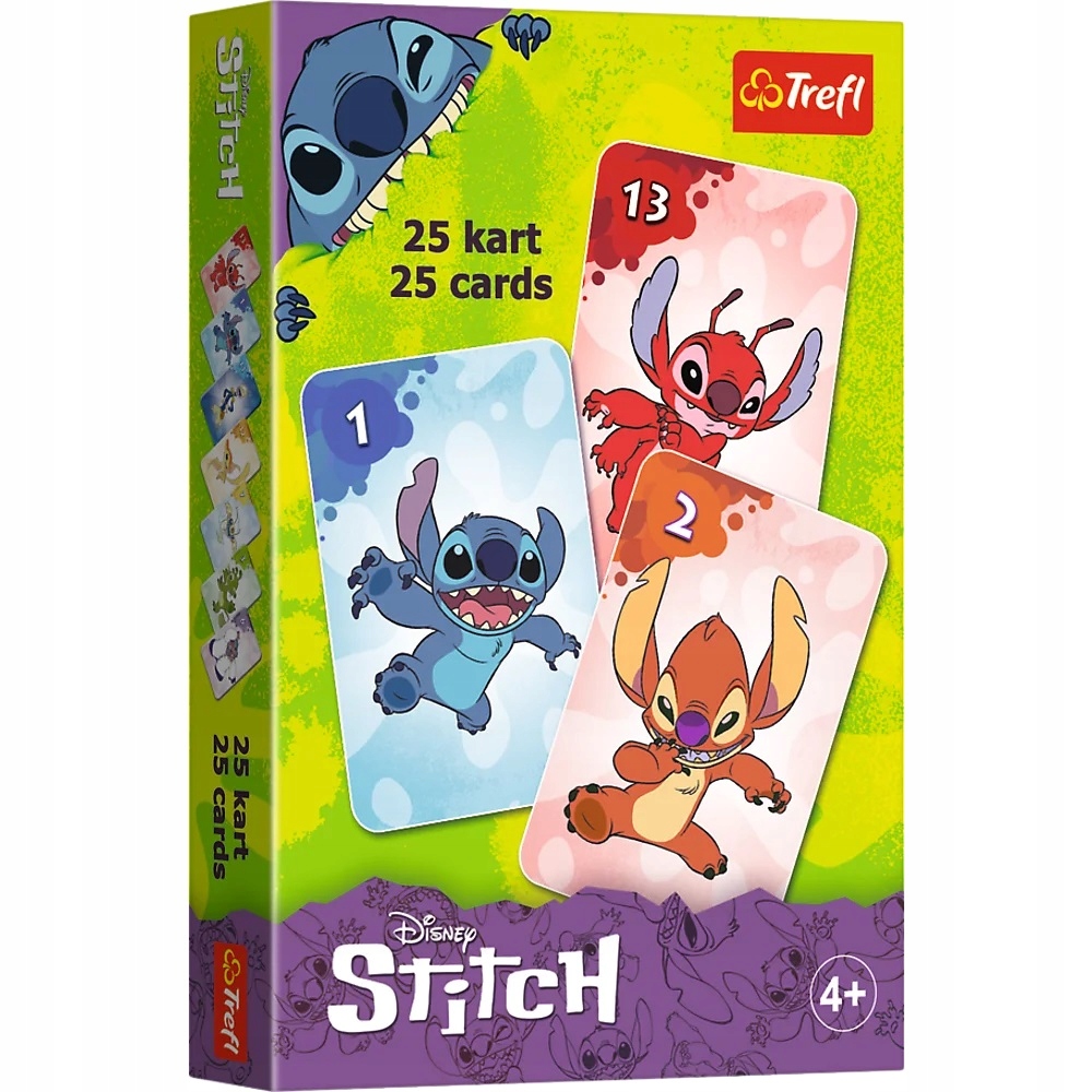 Karty Piotruś Lilo & Stitch, Stitch Trefl 08978