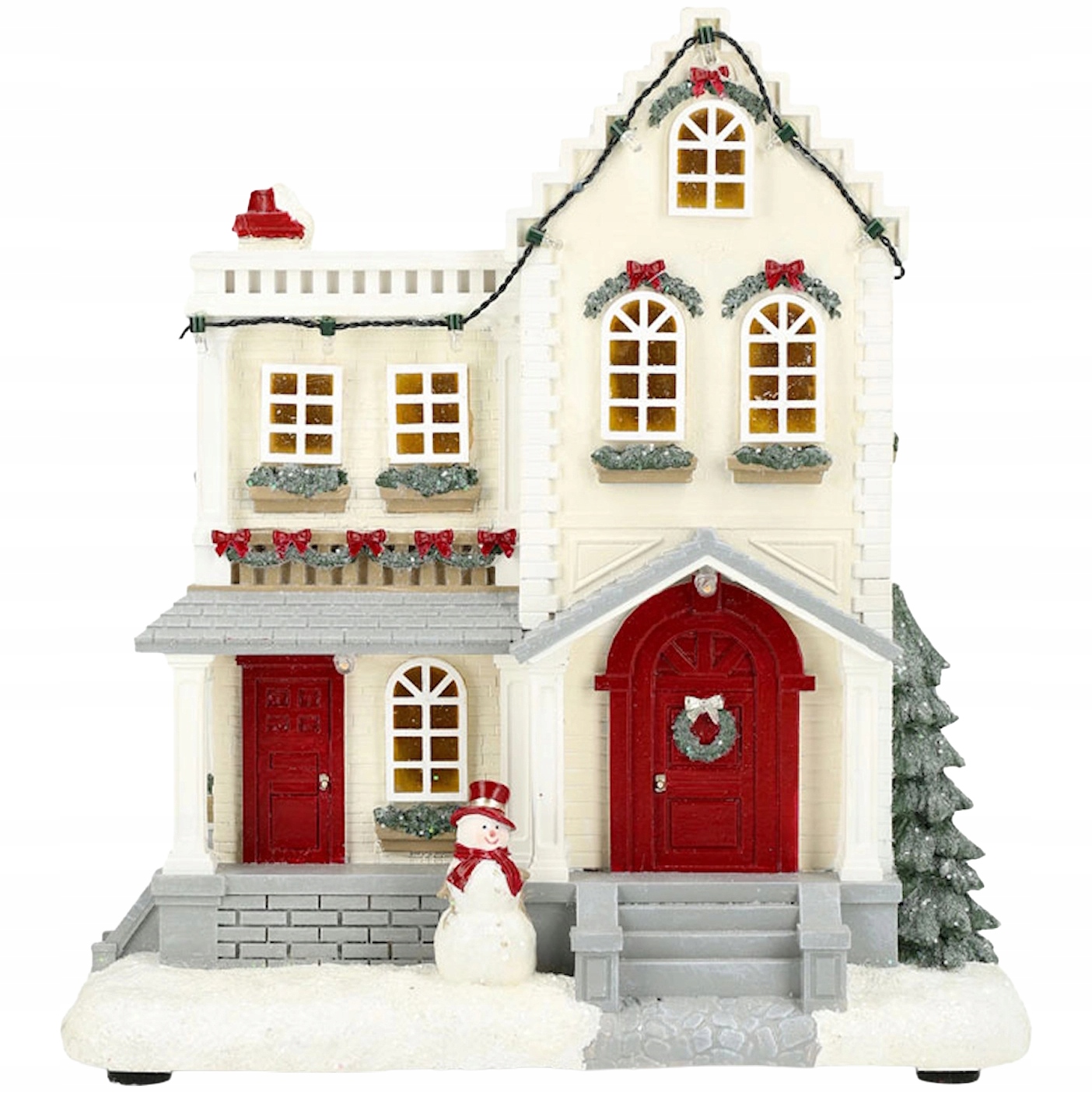 Vianočná Led Figúrka Domček Ozdoba Dekorácia Na Vianoce Do Domu Obývačky