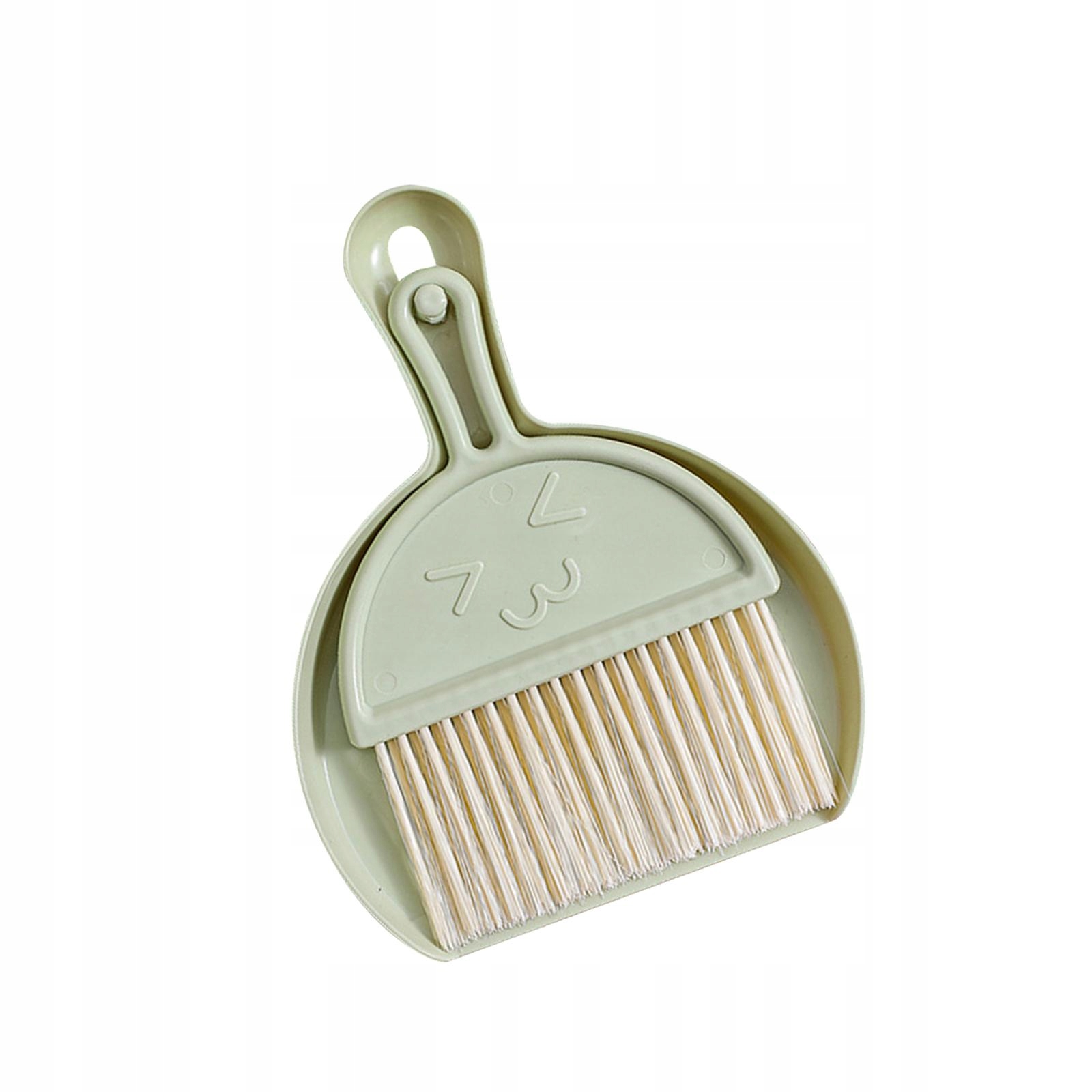 Mini Broom Dustpan Set Minimalist Desktop Green