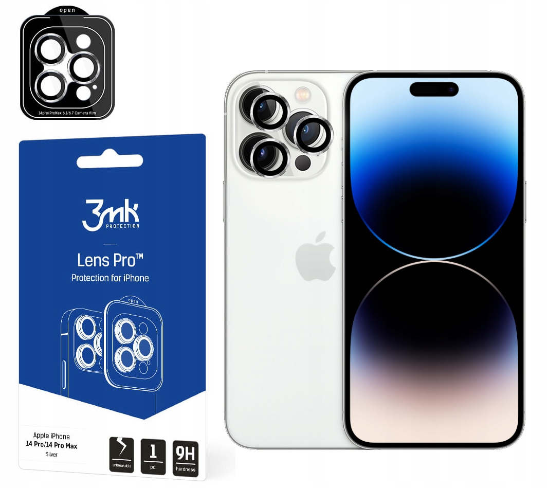 

Lens Pro 3MK Silver do iPhone 14 Pro Pro Max
