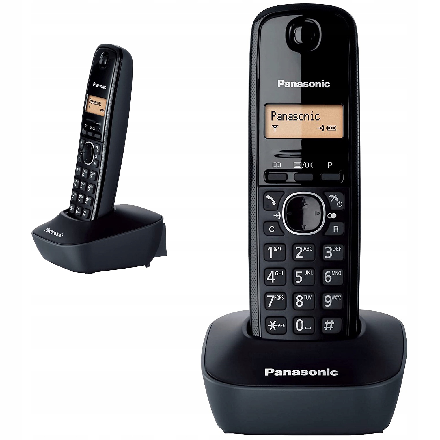Stolní Bezdrátový Telefon KX-TH1611 Clip Dect Černý