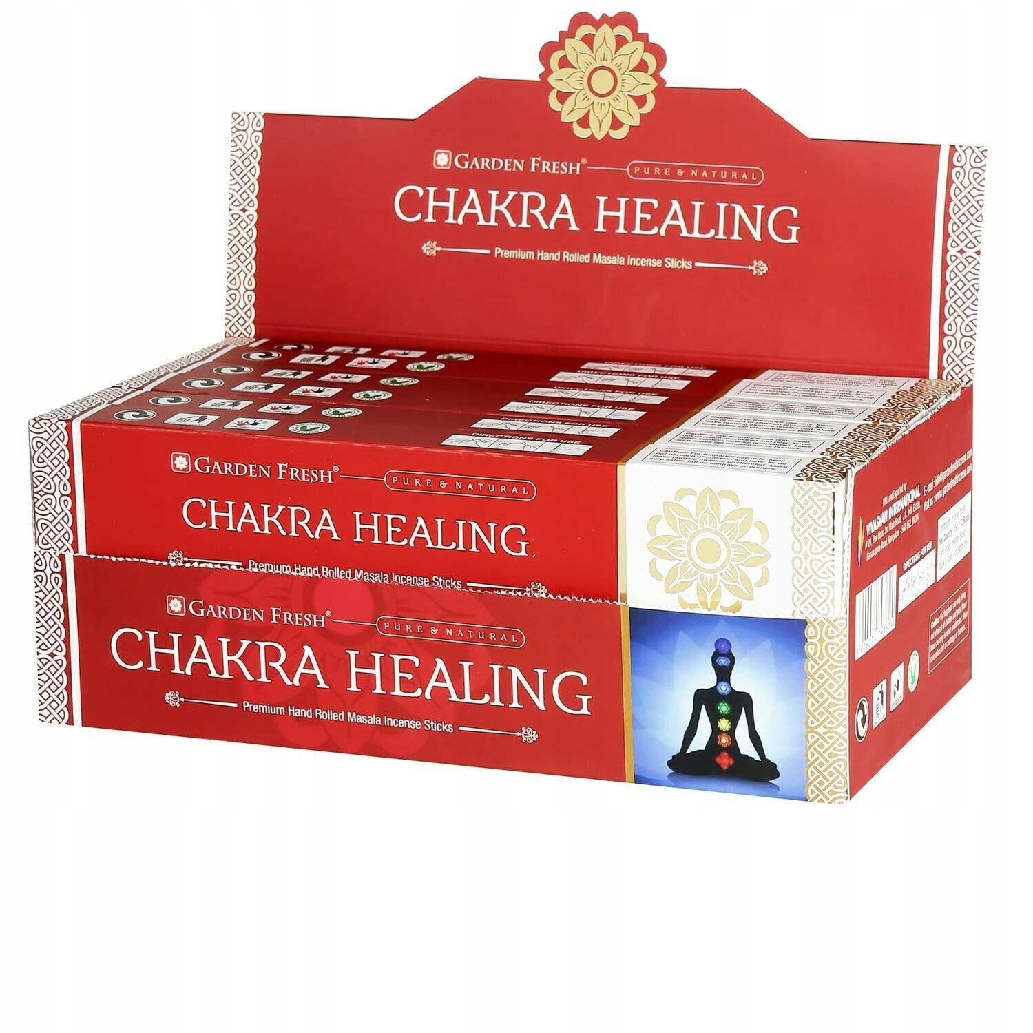 

Kadzidełka Chakra 180gr oryginalne z Indii plomba