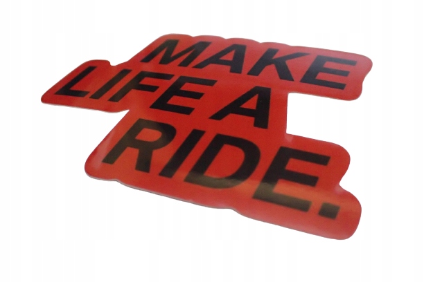 Naklejka Winylowa Motorrad Make Life A Ride 7,5 x 5,1 cm