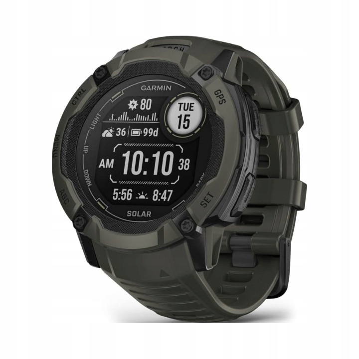 Pánske inteligentné hodinky Garmin Instinct 2X Solar Grafit Bluetooth Barometer