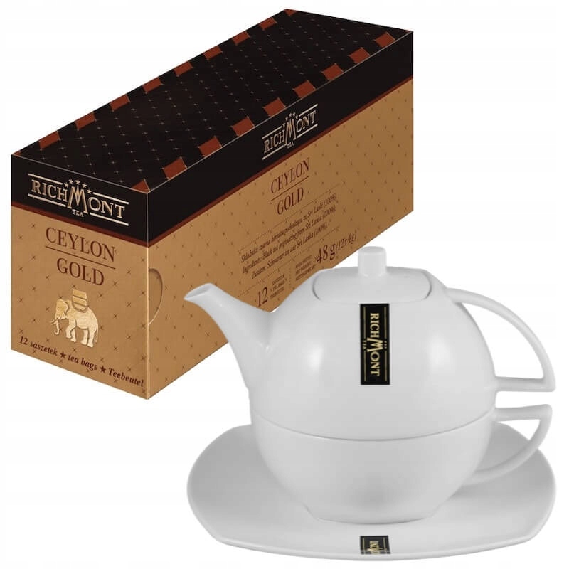 Richmont Ceylon Gold 12x4g i komplet Duo 450 ml