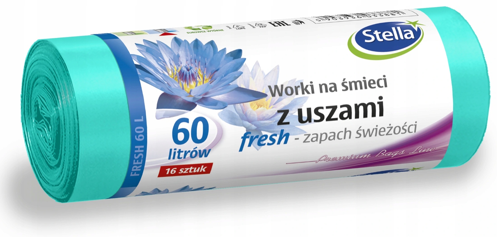 

Stella Worki Śmieci 16szt. LD 60L Fresh Pachnące