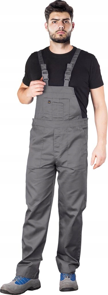 

Spodnie robocze męskie ogrodniczki Yes-b szare 58