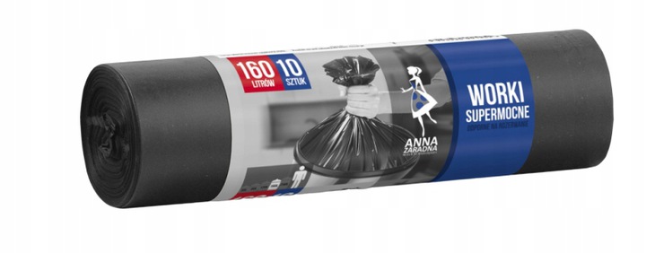 

Worki na śmieci Supermocne BUDOWLANE160l 10 szt