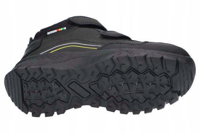 TRAPERY ŚNIEGOWCE DZIECIĘCE AMERICANCLUB OCIEPLANE BUTY ZIMOWE ES137RZEP 31 Kolor czarny