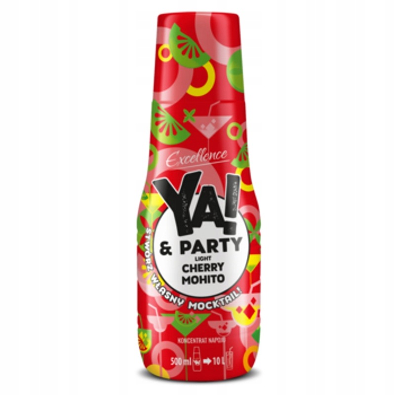 Ya!&party Cherry Mohito Koncentrat napoju Light 500 ml.