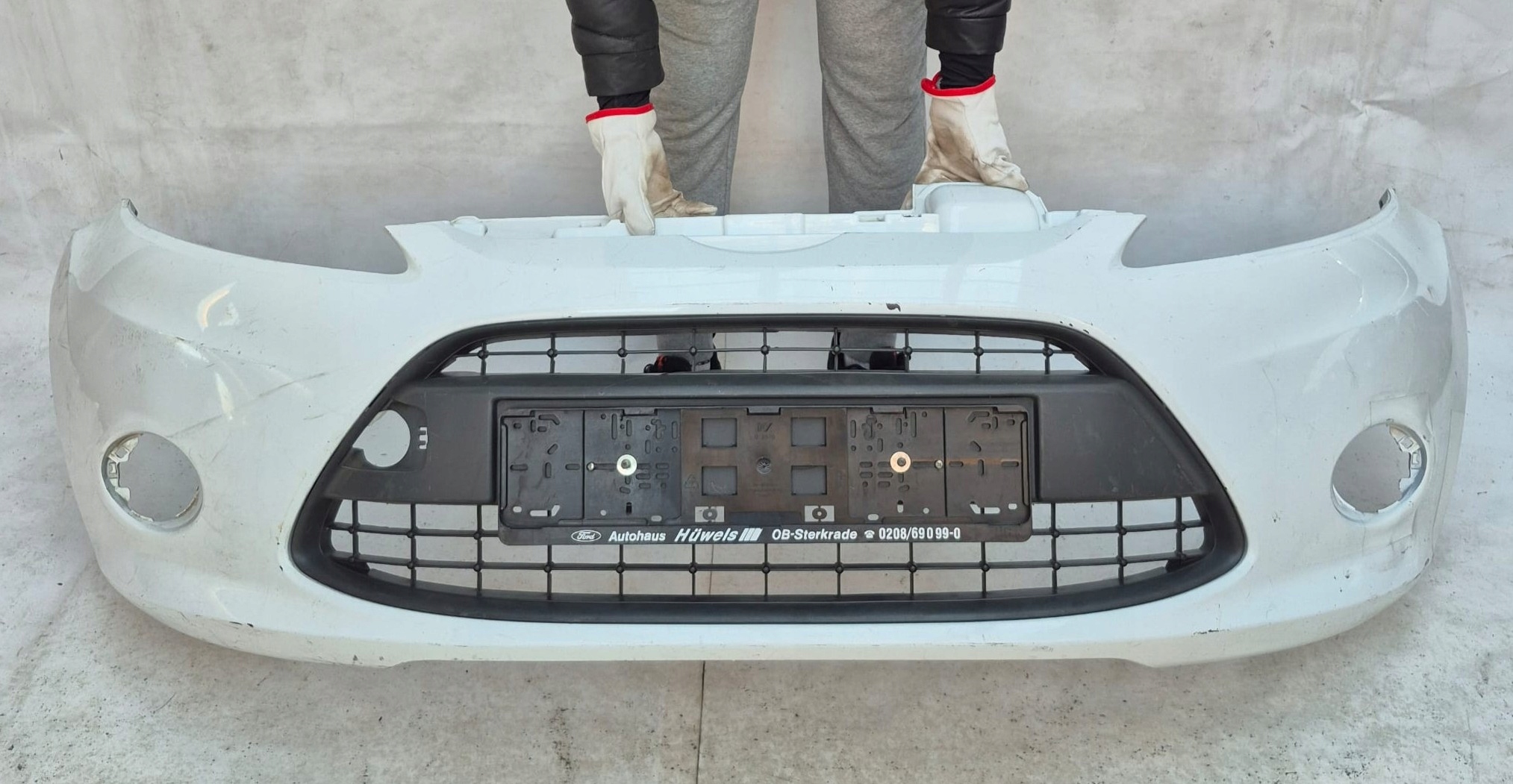 FORD FIESTA MK7 08- bumper front front grid 8A61-17757-B