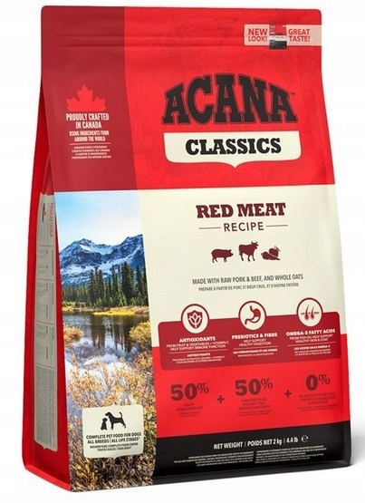 Levně Acana Classics Red Meat Dog 2kg Krmivo pro psy s červeným masem