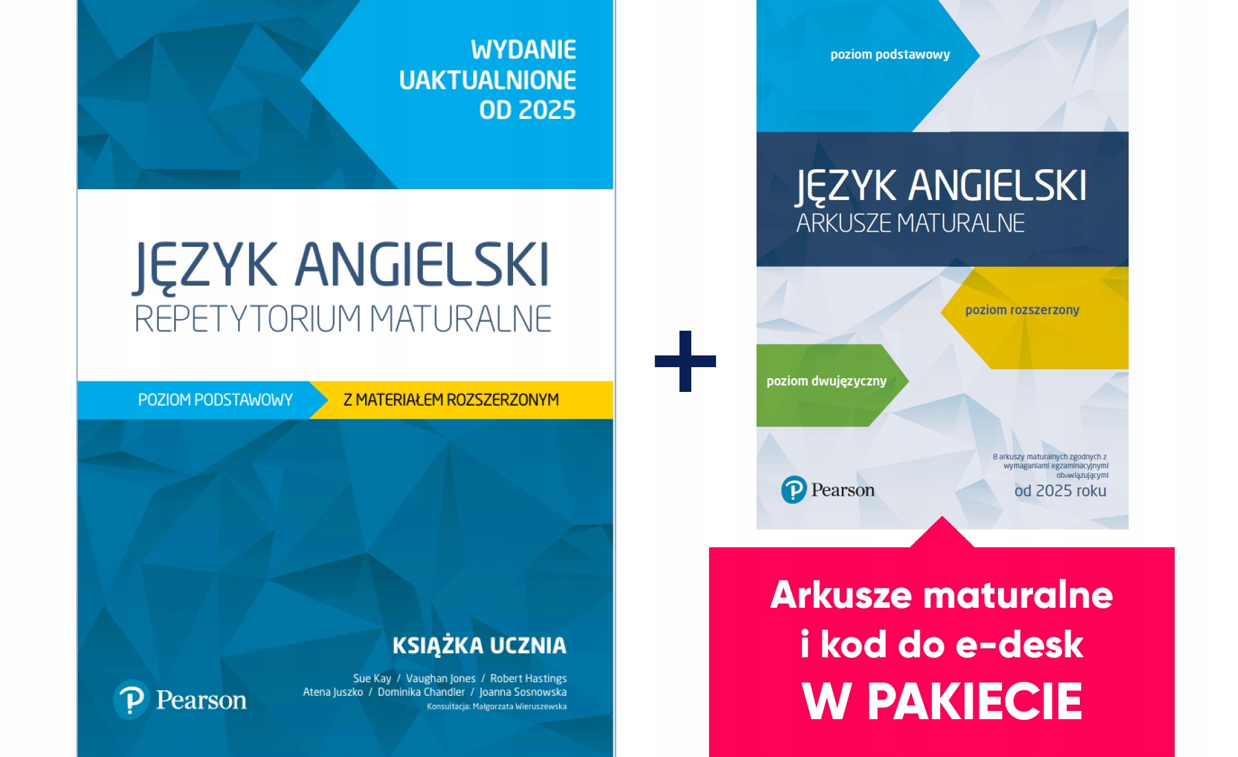 Język angielski Repetytorium maturalne ZP + Kod +Arkusze Pearson 2025