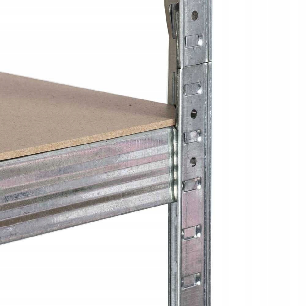 REGAŁ METALOWY MAGAZYNOWY NAROŻNY 180x90x40 875kg