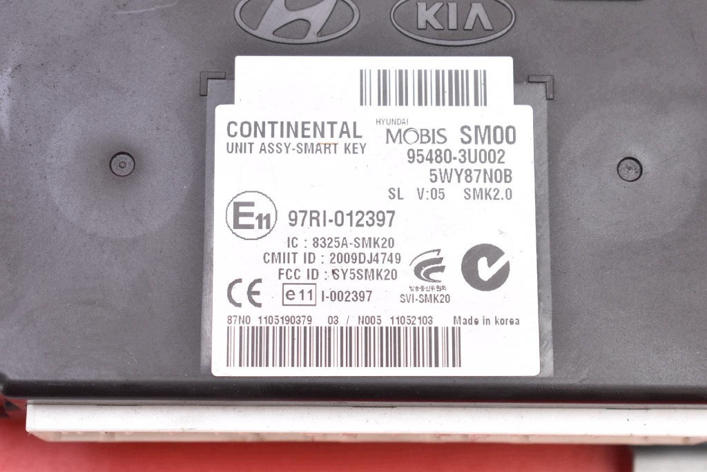 control unit module KEYLESS 95480-3U002 KIA SPORTAGE 3 III 10-14