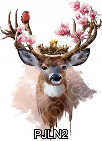 Opłatek na Tort JELEŃ dekoracja do tortu Wydruk papier Cukrowy 10x14cm Marka Mako