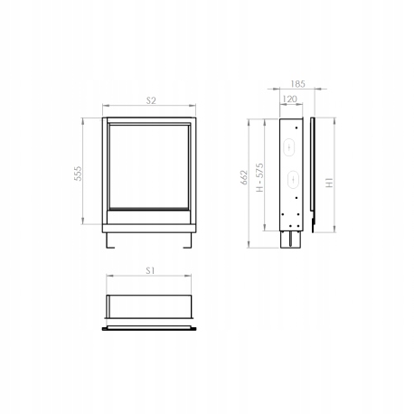 SZAFKA PODTYNKOWA MASKOWNICA DO ROZDZIELACZA 12OBW Marka Sigma-Li