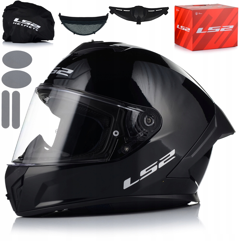 Motocyklová Prilba LS2 FF820 Rapid III Čierna Systém Pinlock Ecer 22.06