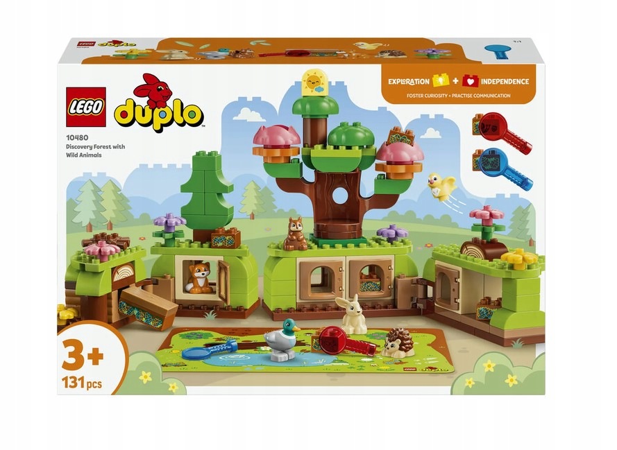 Stavebnice Les Objevitelů S Divokými Zvířaty 10480 Lego Duplo