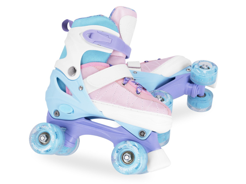 Wrotki SPOKEY Buff Pro (rozmiar 38-41) Biało-niebieske