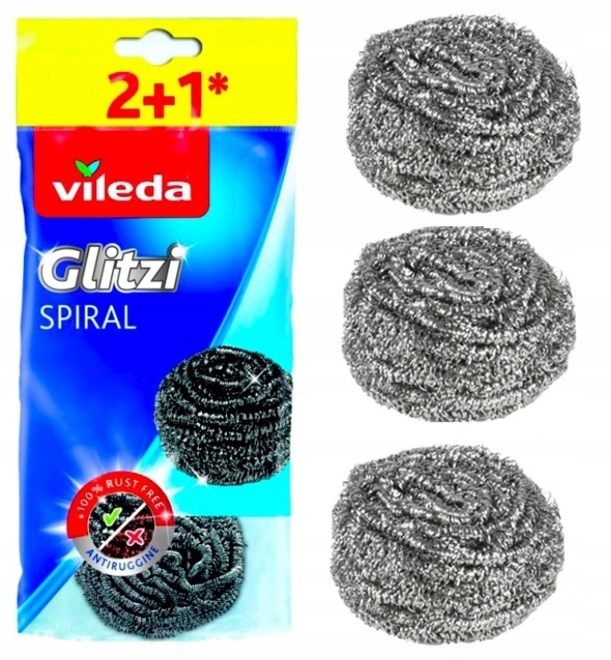 

Druciak ostry, spiralny Vileda 3 szt.