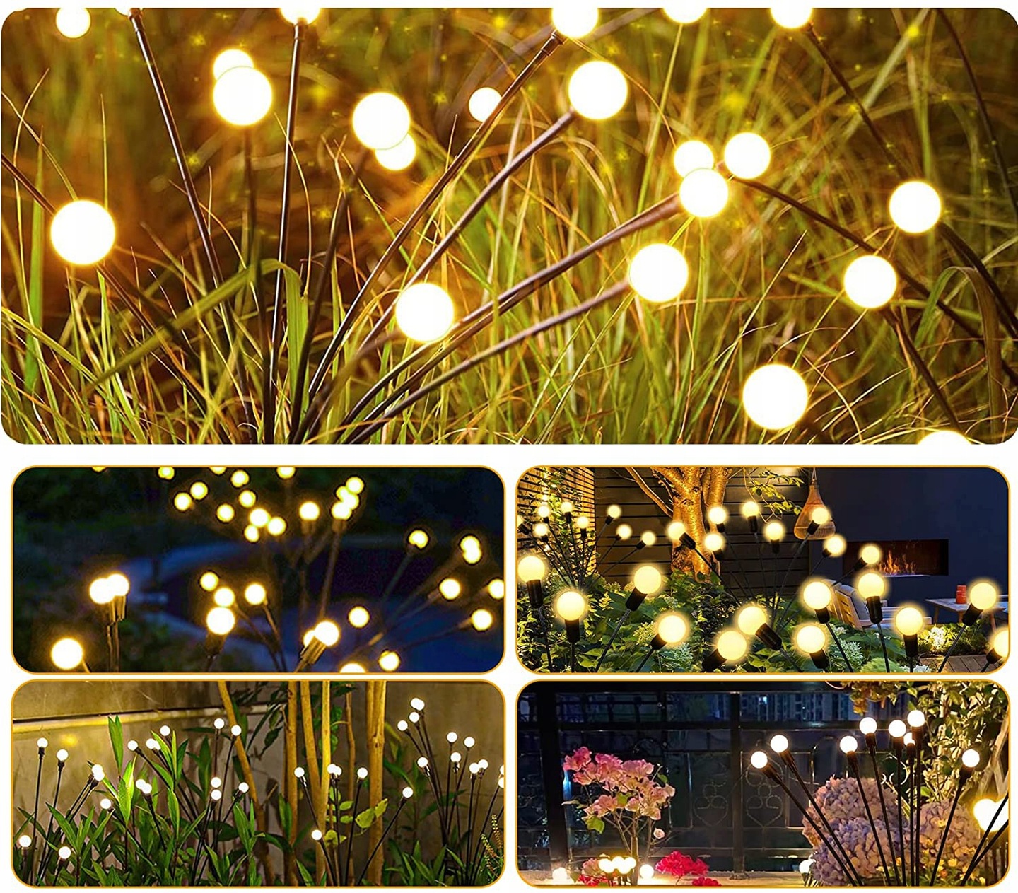 3x LAMPA SOLARNA LED SWING OGRODOWA KULECZKI Marka bez marki