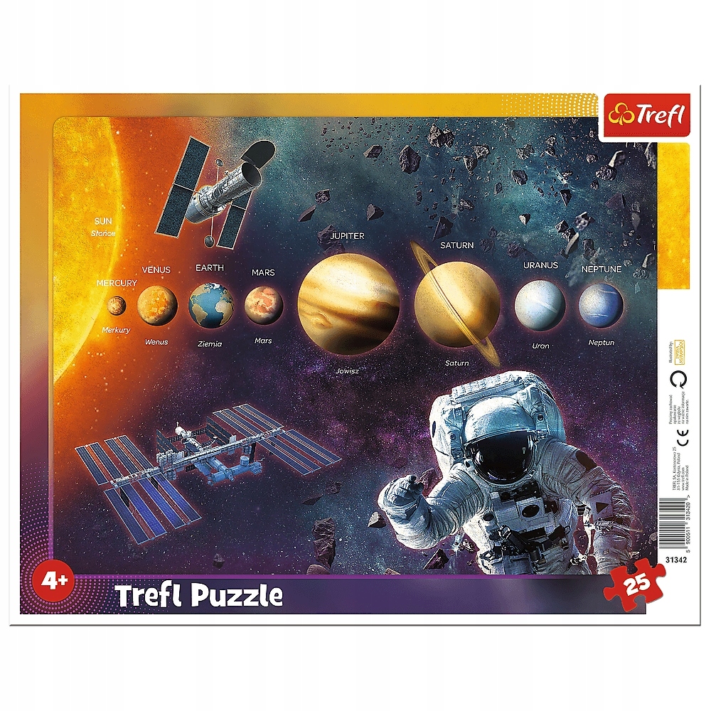 

Puzzle ramkowe 25: Układ Słoneczny (31342)