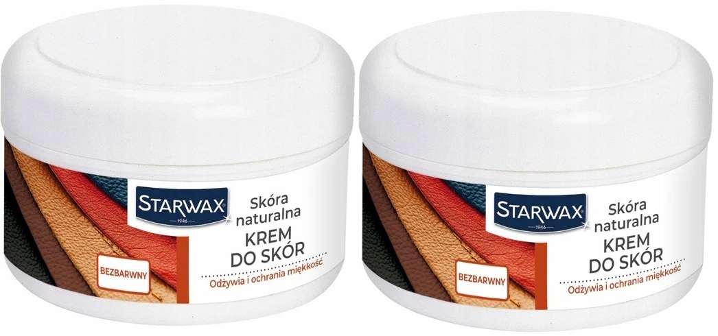 Levně 2xSTARWAX Bezbarvý Krém Na Kůži 150 ML