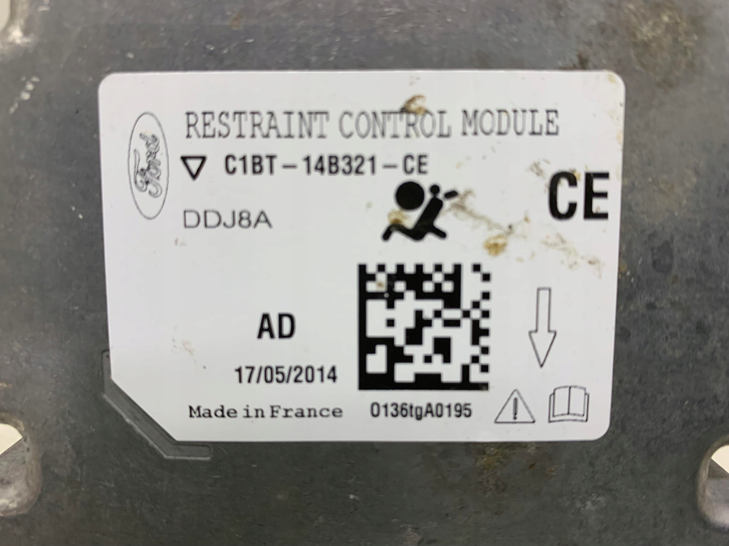 modulo SENSOR airbag C1BT-14B321-CE FORD FIESTA MK7 LIFT 12-17