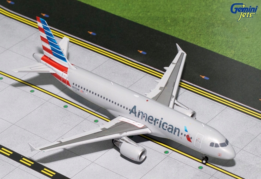 Model letadla Airbus A320 American 1:200 Gemini
