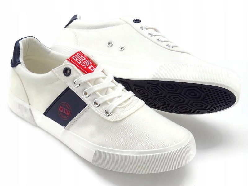 

Sneakersy tenisówki męskie Big Star 4253 Biały 42