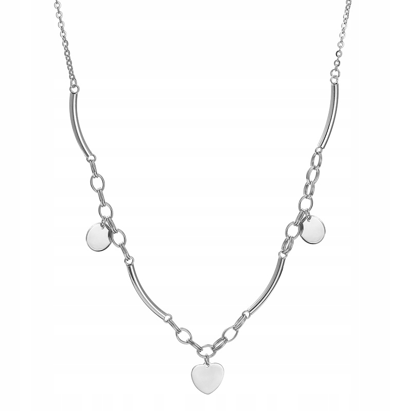 Stříbrný náhrdelník Ag925 Rhodiovaný NS9169