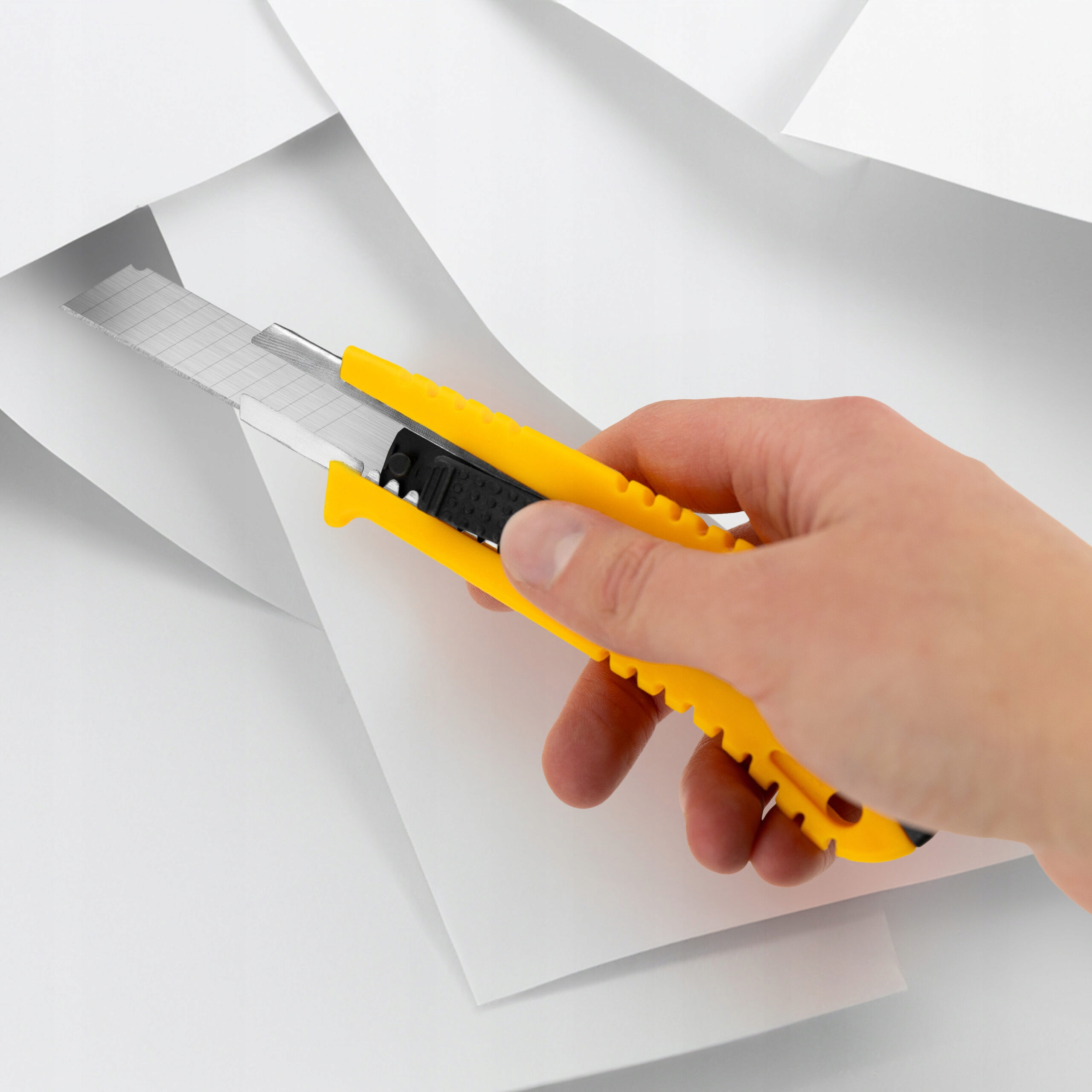 ZESTAW NARZĘDZIOWY śrubokręt miara tapeciak nóż do tapet ostrze do noża x3 Marka inna