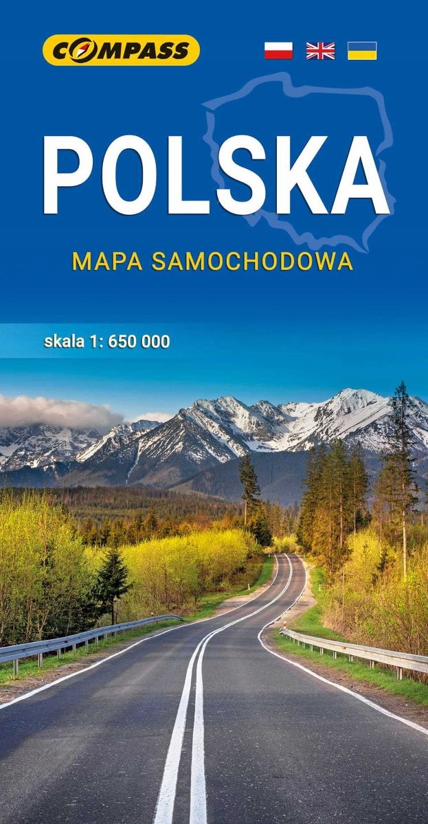 

Mapa samochodowa Polska 1:650 000 Compass