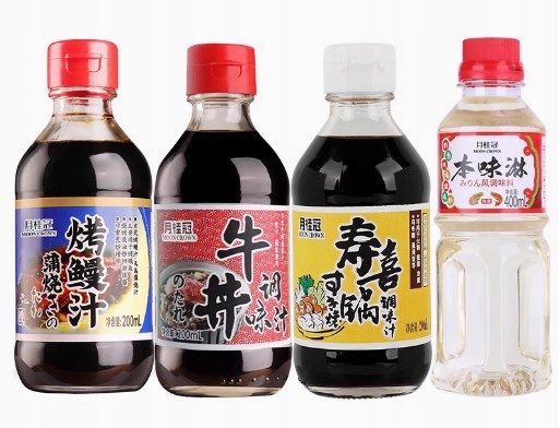 Levně Omáčka z grilovaného úhoře 200 Ml+Gyudon 200 Ml+Sukiyaki 200 Ml+Homme 400 ml