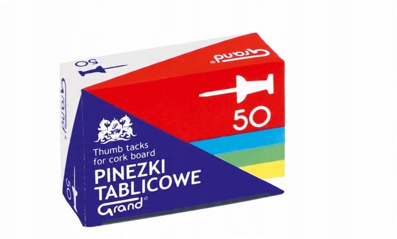 

Pinezki Grand tablicowe op.- 50 szt. Grand