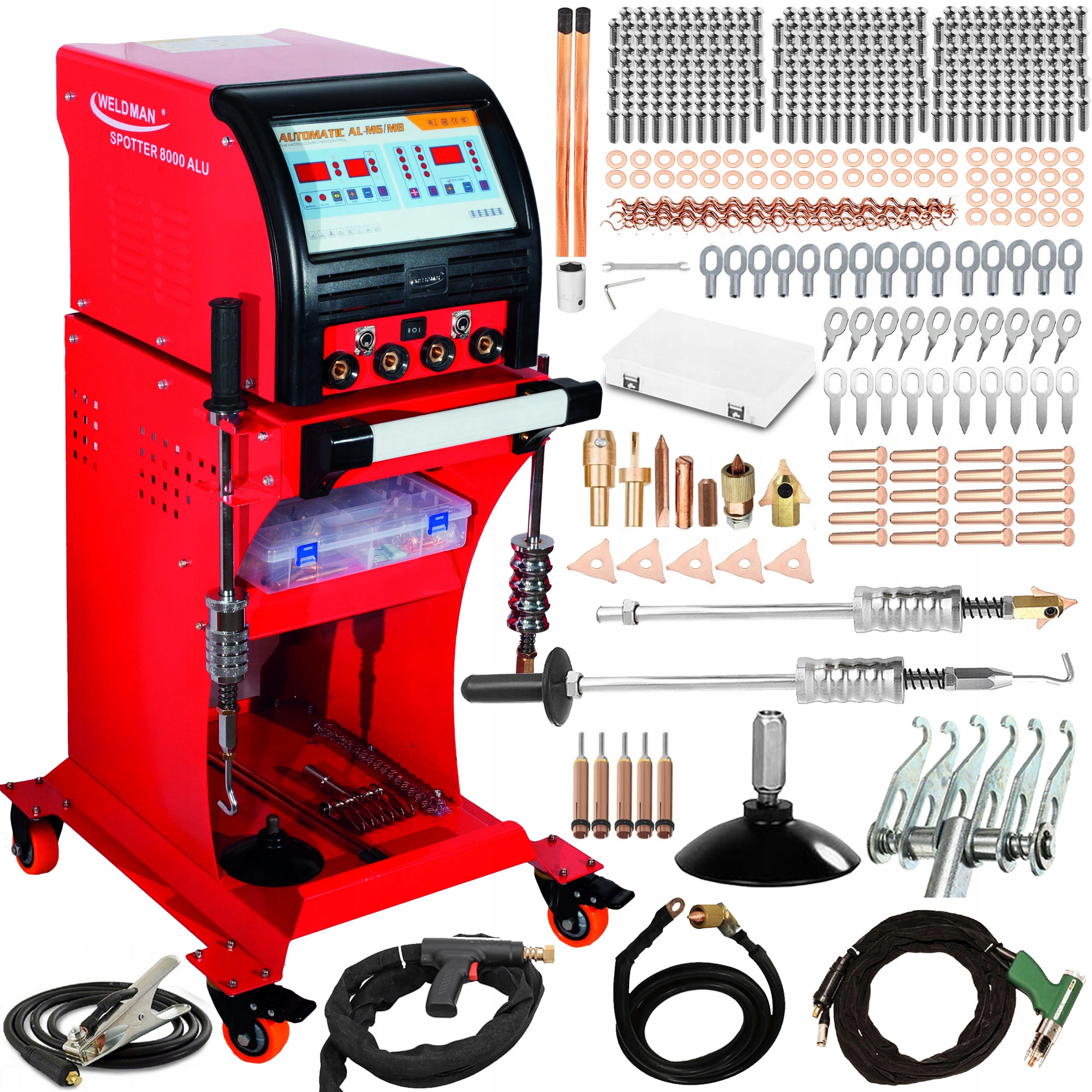 Spotter blacharski zgrzewarka Weldman 8000 Alu Fe