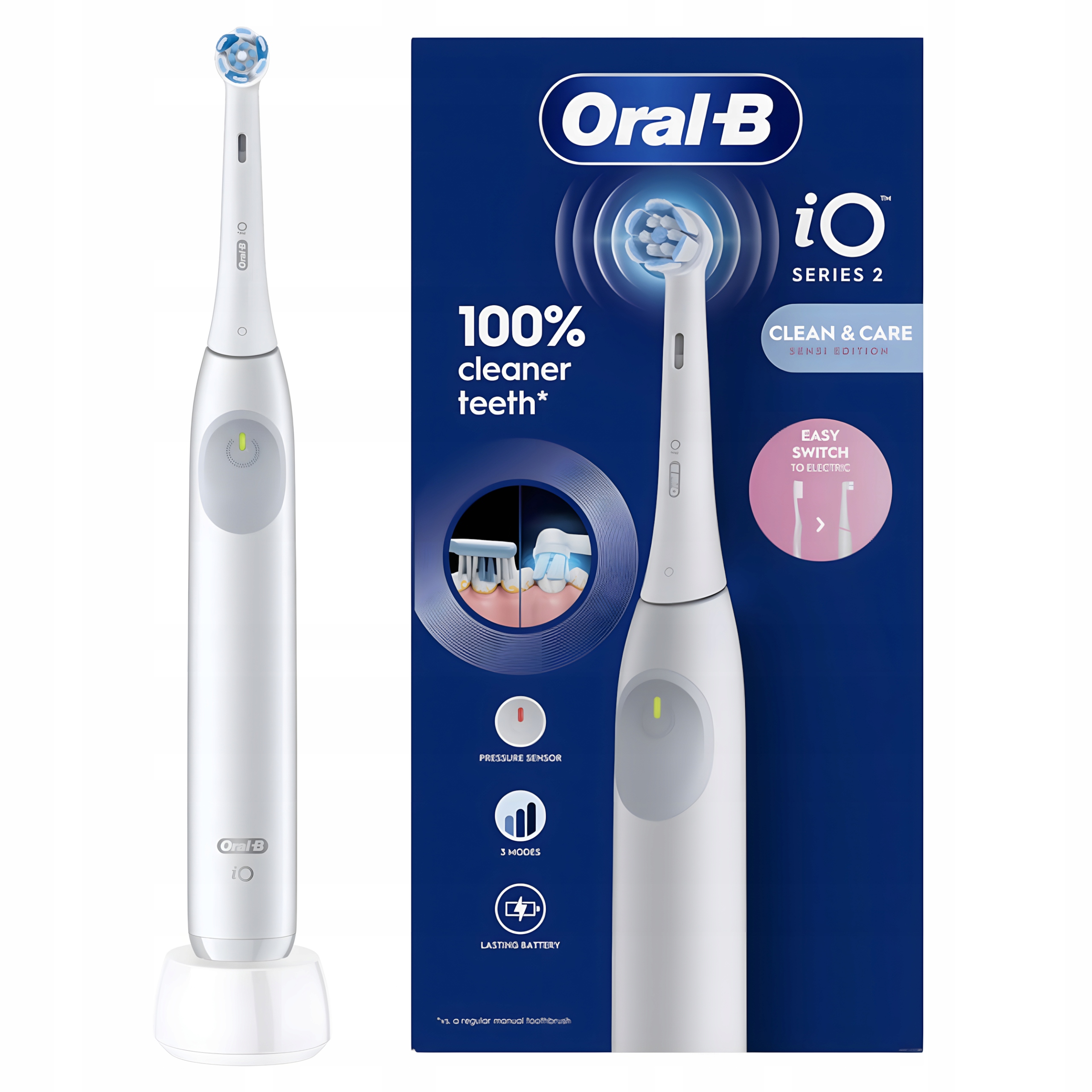 Szczoteczka Elektryczna Magnetyczna Oral-B iO Series 2 Simple White