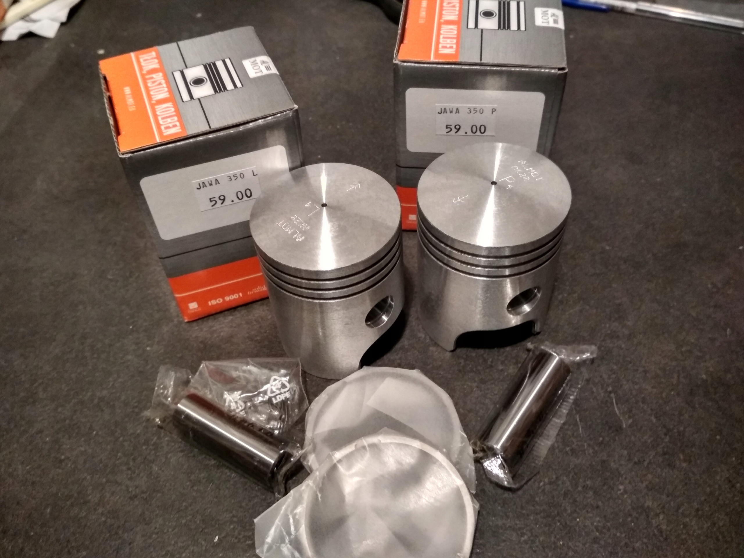 Tłoki Jawa 350 ts AK 20 2 szlif