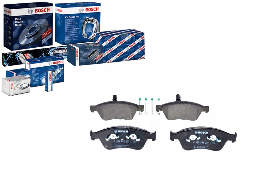 Sada Brzdových Destiček Bosch 4E0698151 4E4698