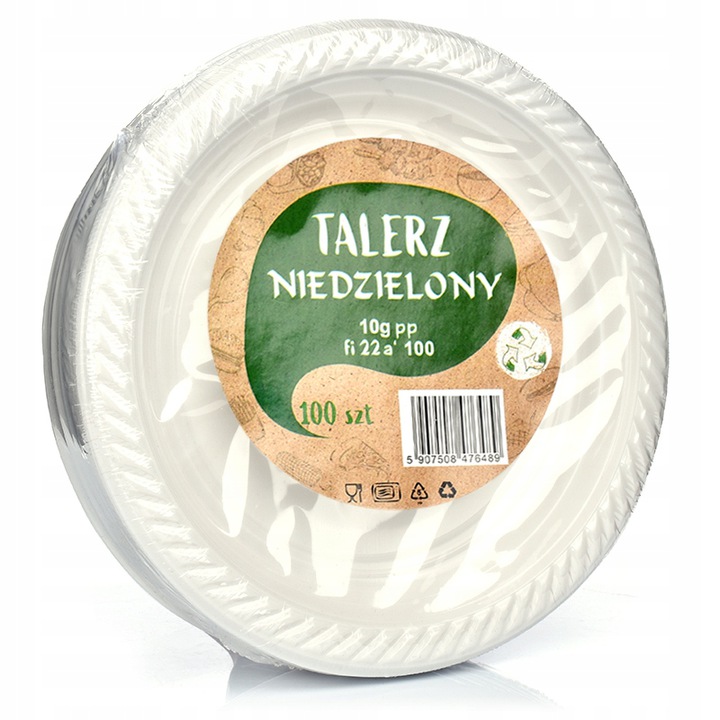 

Talerz Plastikowy Jednorazowy 22cm 100szt Grill