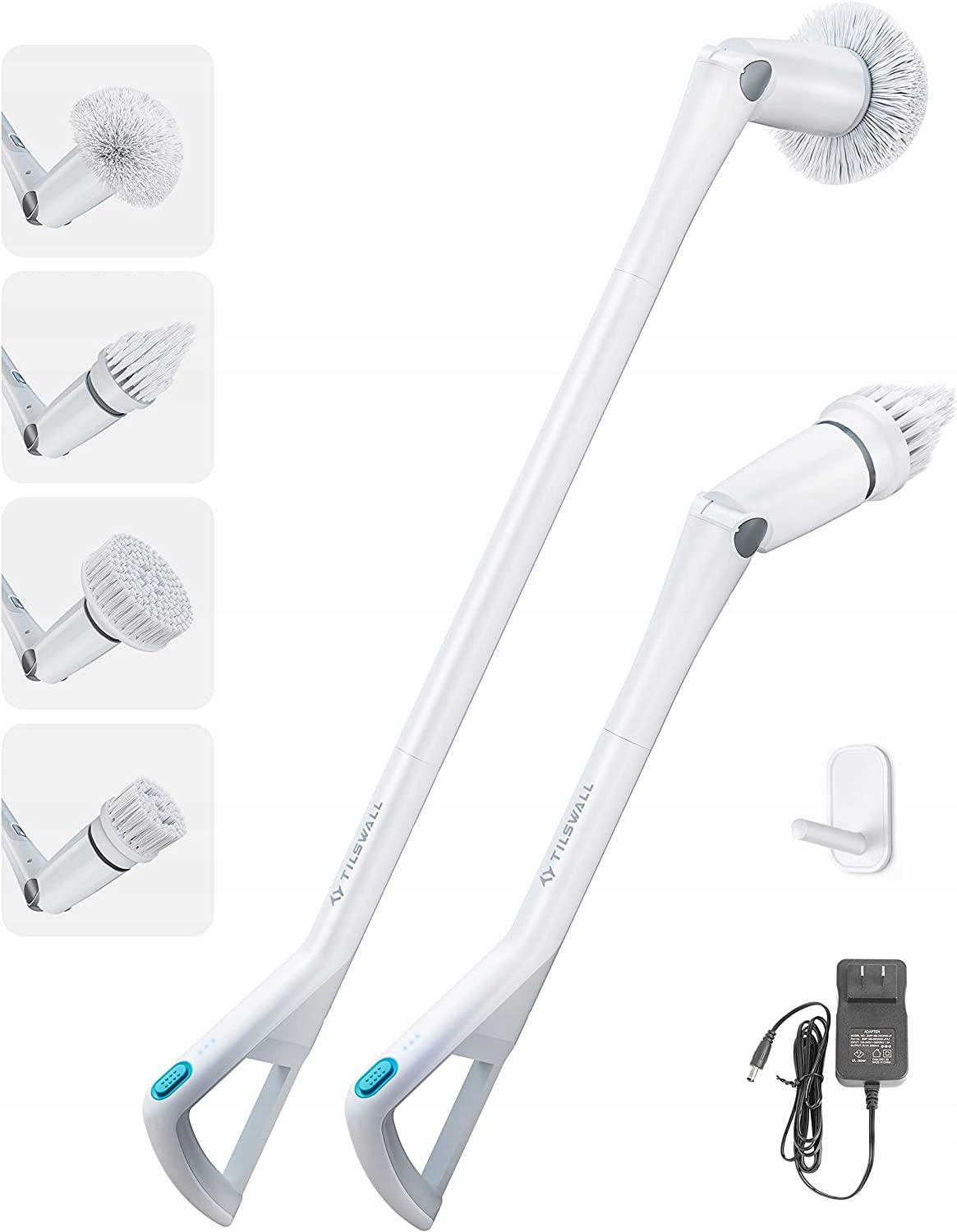 Levně Kartáč Scrubber Akumulátor Spáry Dlaždice Silná