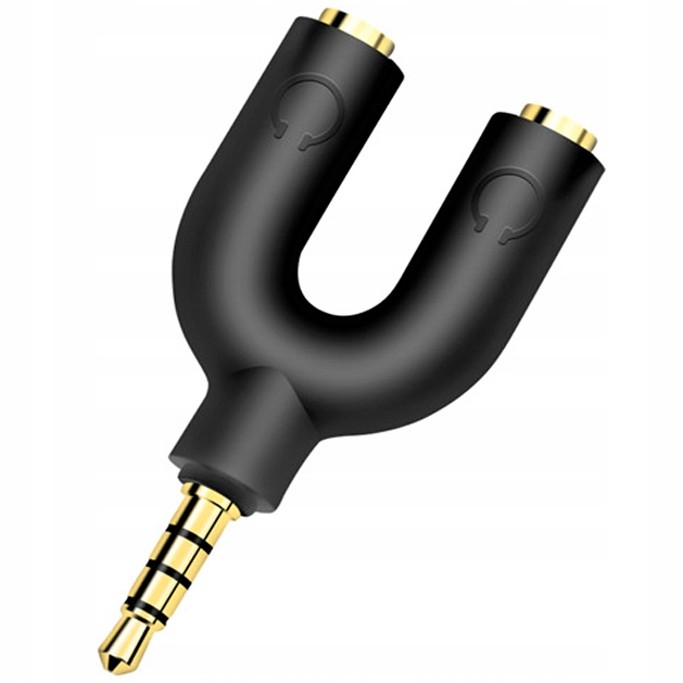 

Rozdzielacz Mini Jack 3,5MM 2x Słuchawki Aux Ofc