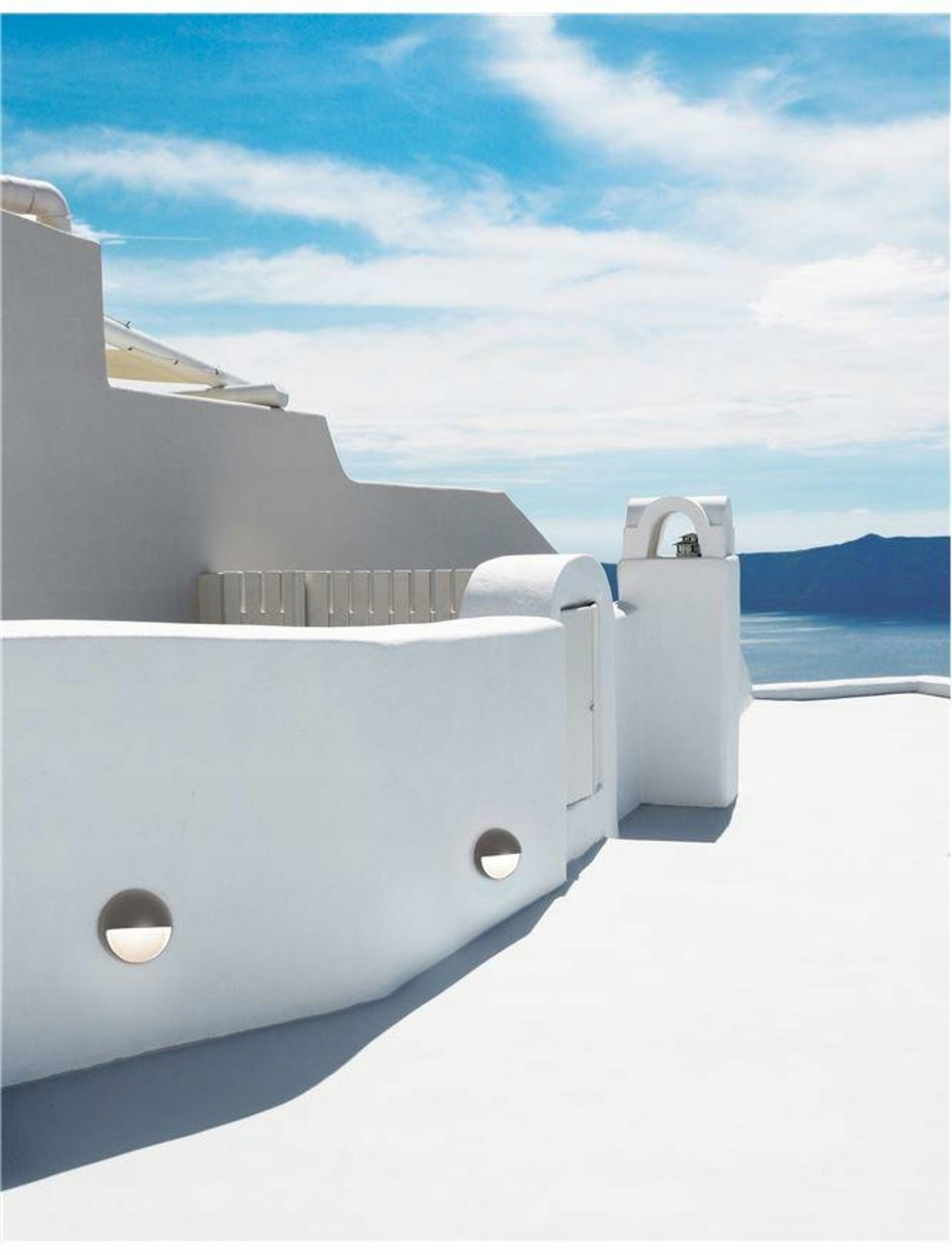 Nova Luce vonkajšie nástenné svietidlo Krypton tmavo šedý hliník a sklo Led 6