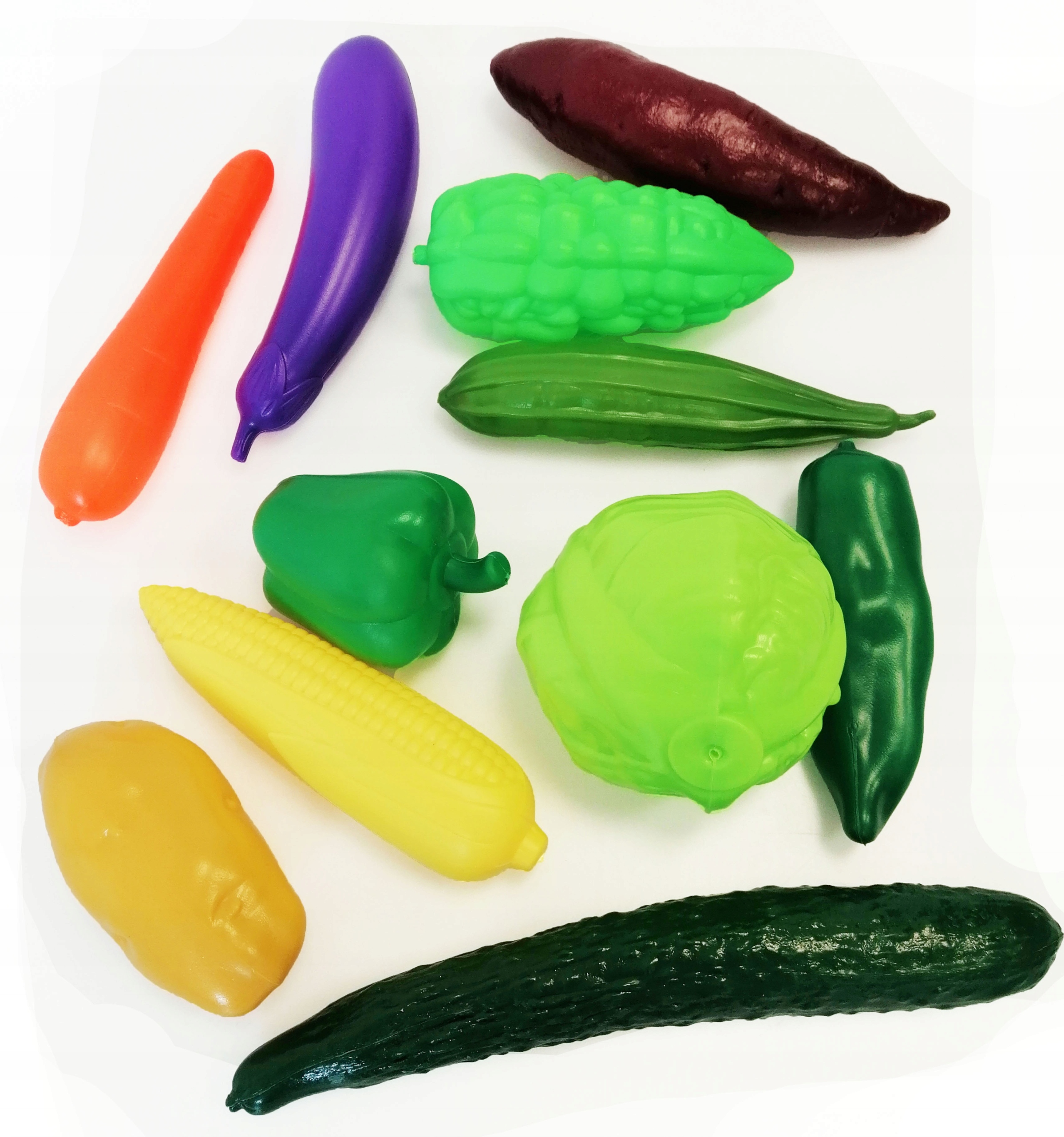 

Warzywa w siatce plastikowe duże ogórek cukinia