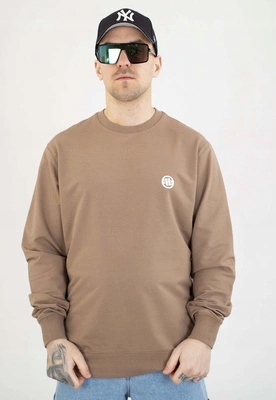 Mikina Pit Bull Bez Kapuce Nugget Small Logo hnědá savana